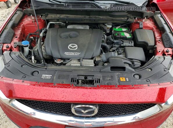 JM3KFBCLXH0207653 2017 MAZDA CX-5 Red ძრავის განყოფილების ხედი