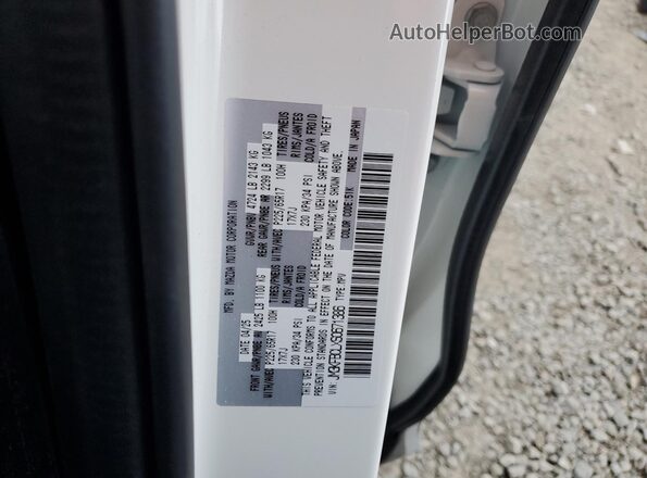 JM3KFBCLXS0671386 2025 MAZDA CX-5 White Vista de la etiqueta del VIN