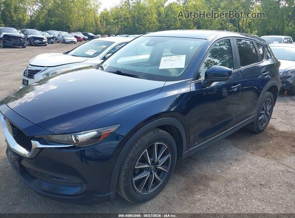 JM3KFBCM0J0456381 2018 MAZDA CX-5 Blue Przód lewy