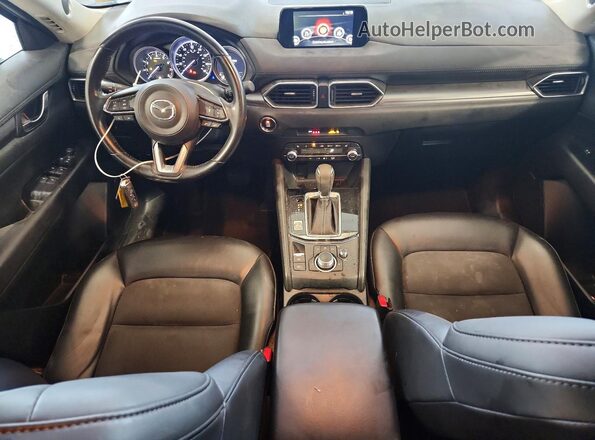 JM3KFBCM0K0686312 2019 MAZDA CX-5 Blue Dashboard view