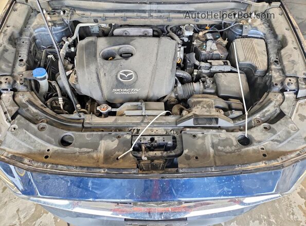 JM3KFBCM0K0686312 2019 MAZDA CX-5 Blue Rear interior view
