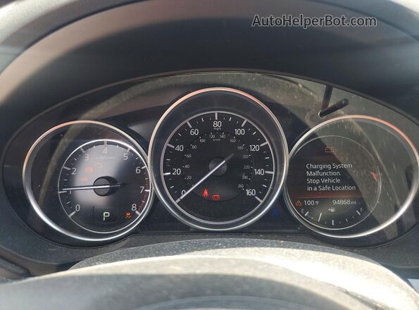 JM3KFBCM0L0739785 2020 MAZDA CX-5 Gray Սարքավորումների վահանակի տեսք