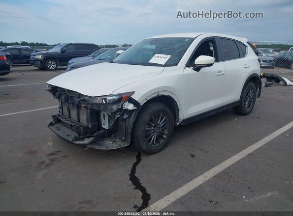 JM3KFBCM0L0789120 2020 MAZDA CX-5 Белый Передняя левая четверть