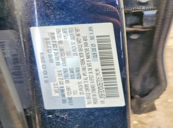 JM3KFBCM0N0567616 2022 MAZDA CX-5 Blue VIN კოდის სტიკერის ხედი