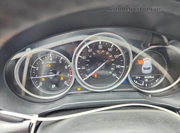 JM3KFBCM0N0567616 2022 MAZDA CX-5 Blue ხელსაწყოთა პანელის ხედი