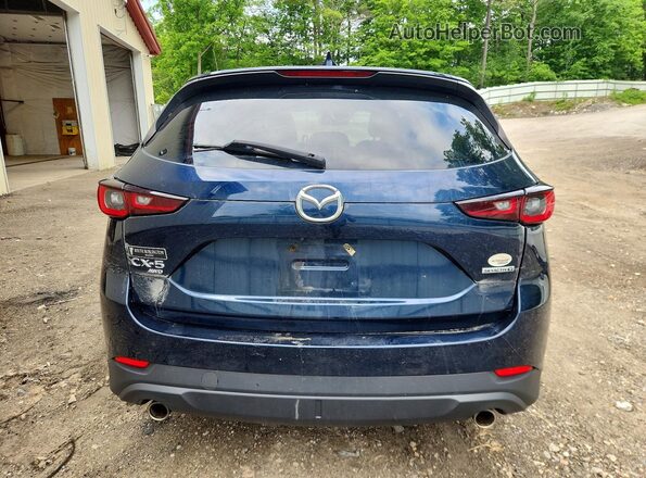 JM3KFBCM0N0567616 2022 MAZDA CX-5 Blue უკანა ხედი