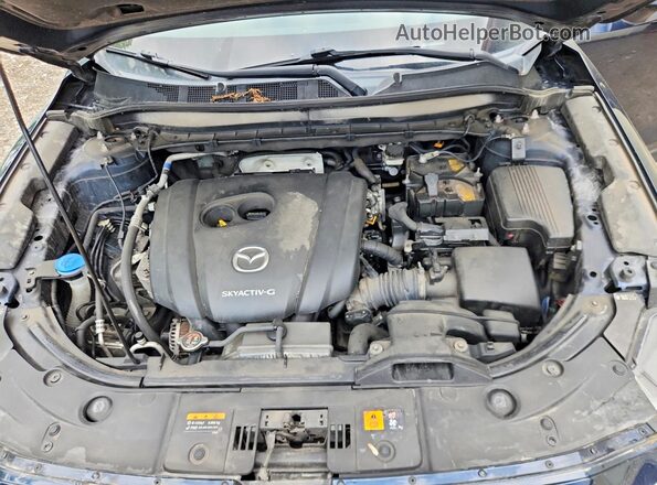 JM3KFBCM0N0567616 2022 MAZDA CX-5 Blue ძრავის განყოფილების ხედი