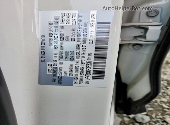 JM3KFBCM0P0180535 2023 MAZDA CX-5 White Vista de la etiqueta del VIN