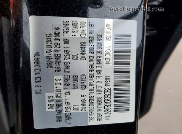 JM3KFBCM0R0380382 2024 MAZDA CX-5 Black VIN კოდის სტიკერის ხედი