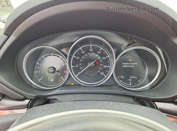 JM3KFBCM0S0768542 2025 MAZDA CX-5 Black Սարքավորումների վահանակի տեսք