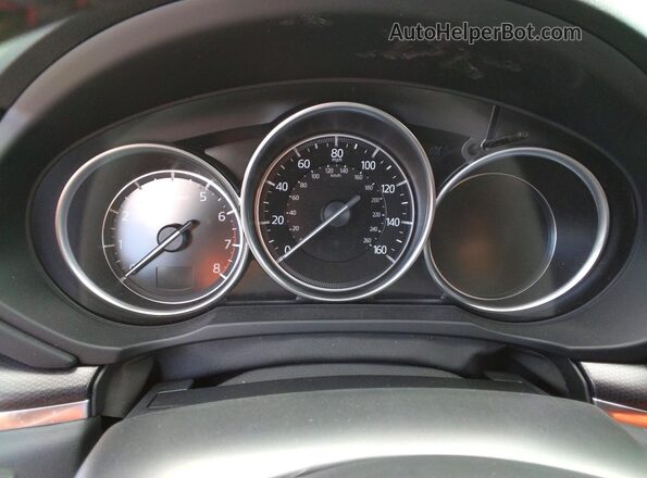 JM3KFBCM0S0782845 2025 MAZDA CX-5 Black Вид щитка приладів