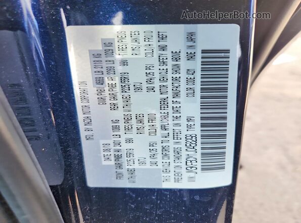 JM3KFBCM1J0458298 2018 MAZDA CX-5 Blue Engine compartment view