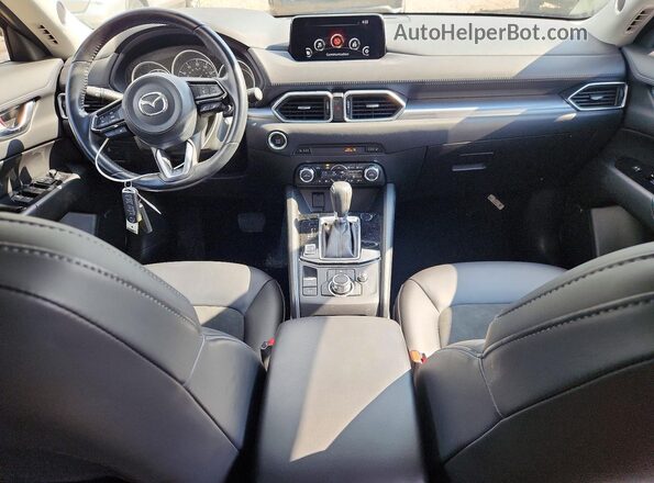 JM3KFBCM1J0458298 2018 MAZDA CX-5 Blue Dashboard view