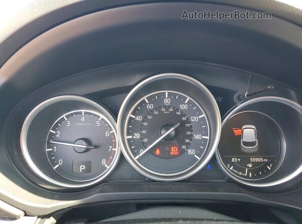 JM3KFBCM1J0466529 2018 MAZDA CX-5 Черный Вид щитка приборов