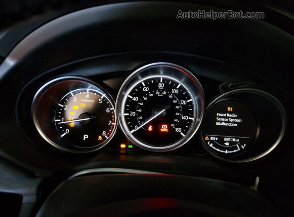 JM3KFBCM1M0411681 2021 MAZDA CX-5 Black Widok zestawu wskaźników