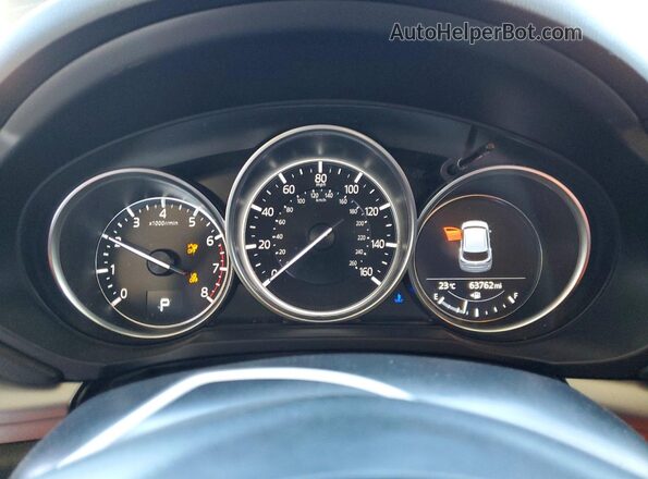 JM3KFBCM1M0445457 2021 MAZDA CX-5 Gray Vista del cuadro de instrumentos