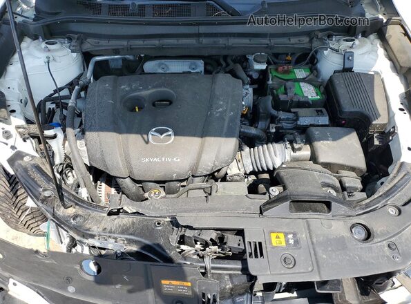 JM3KFBCM1M1385982 2021 MAZDA CX-5 White Vista del compartimento del motor