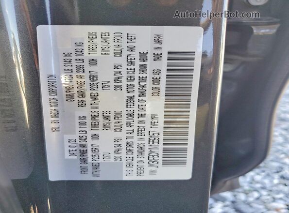 JM3KFBCM1N1569157 2022 MAZDA CX-5 Gray VIN կոդի պիտակի տեսք