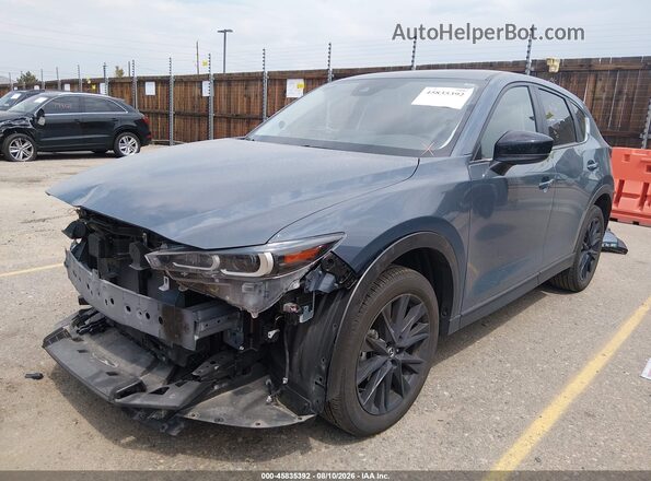 JM3KFBCM1S0699358 2025 MAZDA CX-5 Blue Առջևի ձախ երեք քառորդ տեսարան