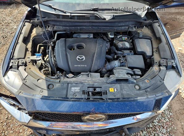 JM3KFBCM2L1741998 2020 MAZDA CX-5 Blue Vista del compartimento del motor