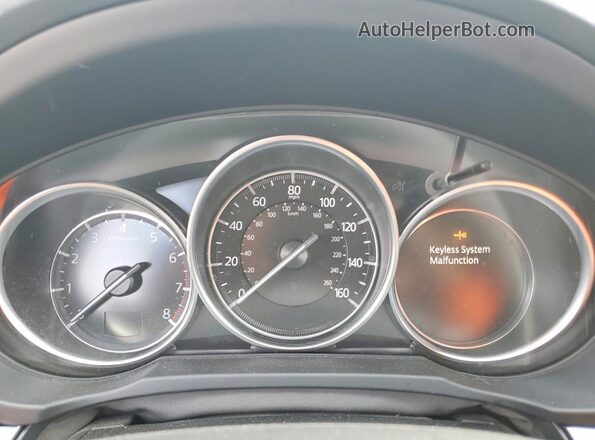 JM3KFBCM2L1802170 2020 MAZDA CX-5 White Instrument cluster view
