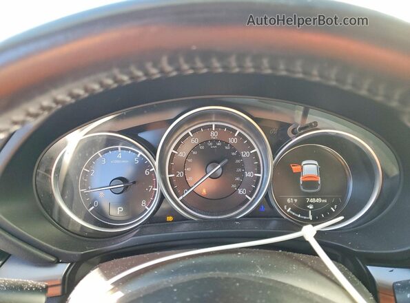 JM3KFBCM2M0341916 2021 MAZDA CX-5 Gray ხელსაწყოთა პანელის ხედი