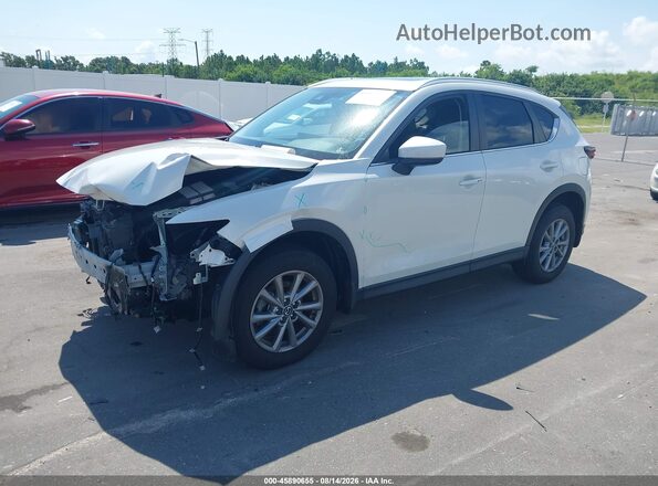 JM3KFBCM2P0194663 2023 MAZDA CX-5 White წინა მარცხენა ხედი სამი მეოთხედიდან