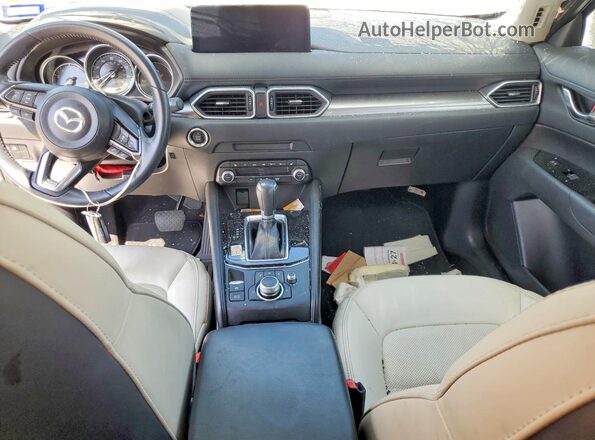 JM3KFBCM2P0233784 2023 MAZDA CX-5 White Առջևի վահանակի տեսք