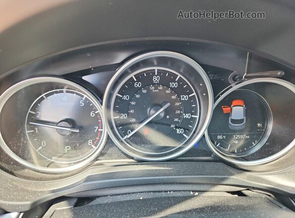 JM3KFBCM2R0385387 2024 MAZDA CX-5 White ხელსაწყოთა პანელის ხედი