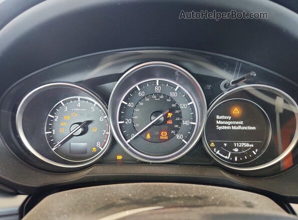 JM3KFBCM3J0345372 2018 MAZDA CX-5 Gray Սարքավորումների վահանակի տեսք