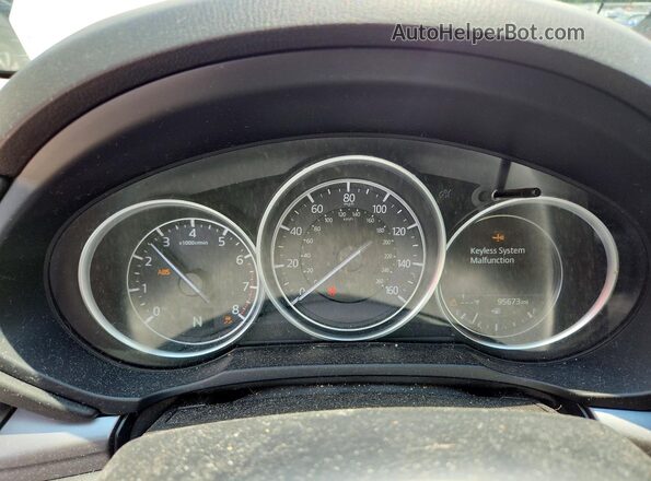 JM3KFBCM3J0397178 2018 MAZDA CX-5 White Instrument cluster view