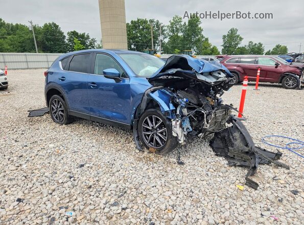 JM3KFBCM3J0428543 2018 MAZDA CX-5 Blue Передня права чверть