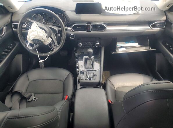 JM3KFBCM3J0428543 2018 MAZDA CX-5 Blue Вид панелі приладів
