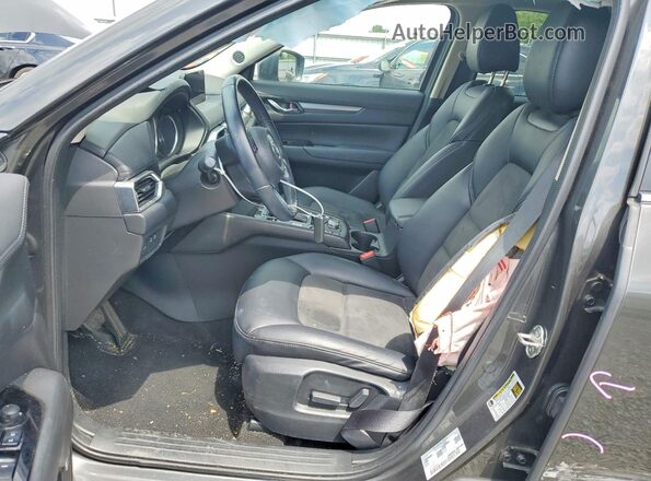JM3KFBCM3K0663574 2019 MAZDA CX-5 Gray Widok wnętrza z przodu
