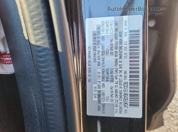 JM3KFBCM3K1510039 2019 MAZDA CX-5 Black ძრავის განყოფილების ხედი