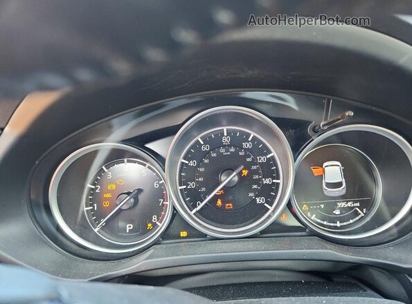JM3KFBCM3K1510039 2019 MAZDA CX-5 Black ხელსაწყოთა პანელის ხედი
