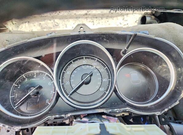 JM3KFBCM3M0460350 2021 MAZDA CX-5 Blue ხელსაწყოთა პანელის ხედი