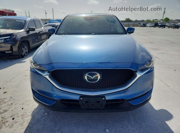 JM3KFBCM3M0460350 2021 MAZDA CX-5 Blue წინა ხედი