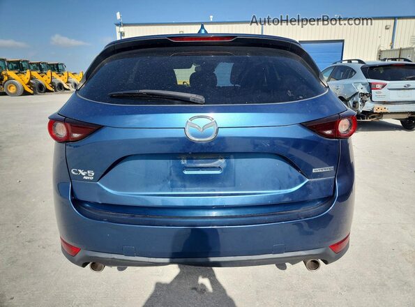 JM3KFBCM3M0460350 2021 MAZDA CX-5 Blue უკანა ხედი