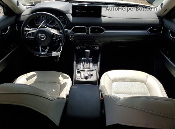 JM3KFBCM3M1410865 2021 MAZDA CX-5 White Вид панелі приладів