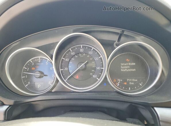 JM3KFBCM3M1410865 2021 MAZDA CX-5 White Вид щитка приладів