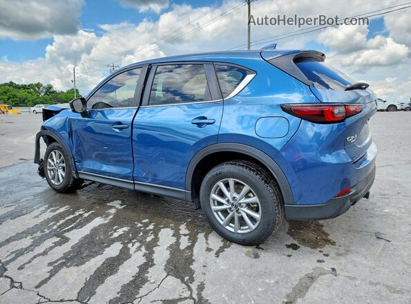 JM3KFBCM3N0569571 2022 MAZDA CX-5 Blue Հետևի ձախ