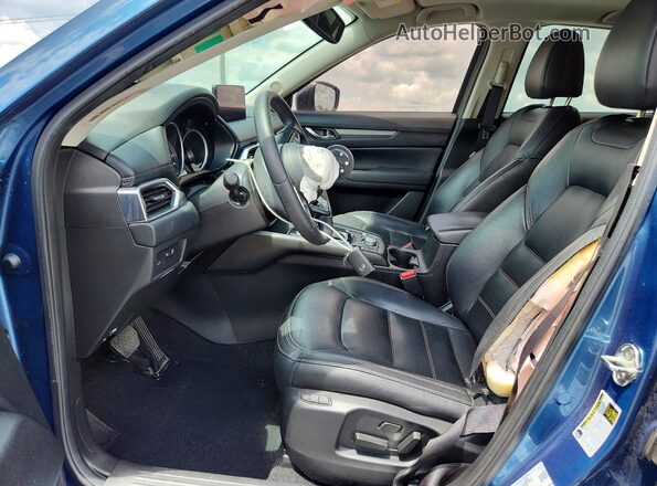 JM3KFBCM3N0569571 2022 MAZDA CX-5 Blue Սալոնի դիմացի տեսք
