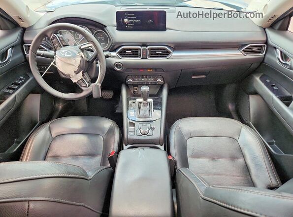JM3KFBCM3N0569571 2022 MAZDA CX-5 Blue Առջևի վահանակի տեսք