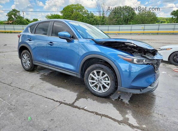 JM3KFBCM3N0569571 2022 MAZDA CX-5 Blue Առջևի աջ