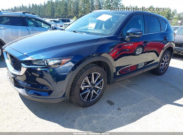 JM3KFBCM4J0374959 2018 MAZDA CX-5 Синий Передняя левая четверть