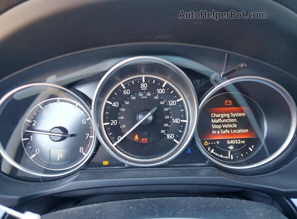 JM3KFBCM4M0463869 2021 MAZDA CX-5 Gray ხელსაწყოთა პანელის ხედი