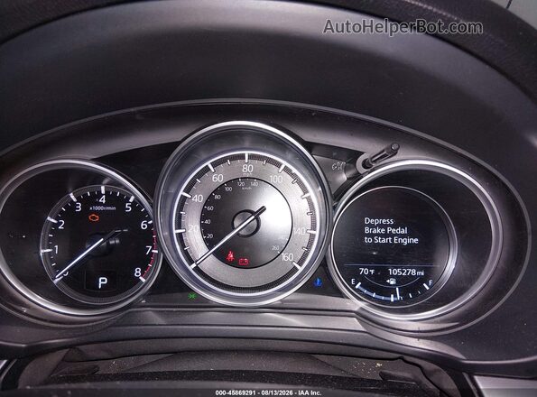 JM3KFBCM5L0789484 2020 MAZDA CX-5 White უკანა სავარძლების ხედი