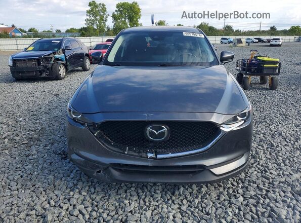 JM3KFBCM5M0342106 2021 MAZDA CX-5 Gray უკანა სავარძლების ხედი