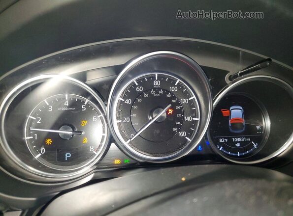 JM3KFBCM5M0380743 2021 MAZDA CX-5 Charcoal Вид щитка приладів